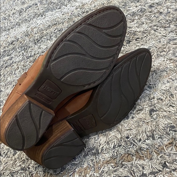Nwob Born brown Leather western inspired comfort Boots sz 9 - Picture 7 of 12